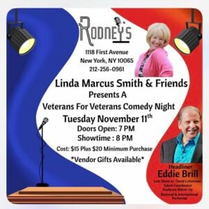 Eddie Brill Headlines on Linda Marcus and Friends Present Veterans Comedy Night